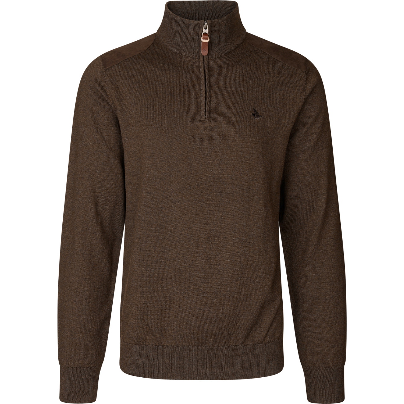 2026 Seeland Hombre Pino Medio Cremallera Sudadera 409831007001 - Dark Brown